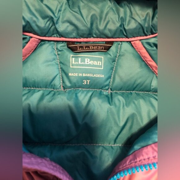 EUC LL Bean toddler down jacket - Picture 3 of 6